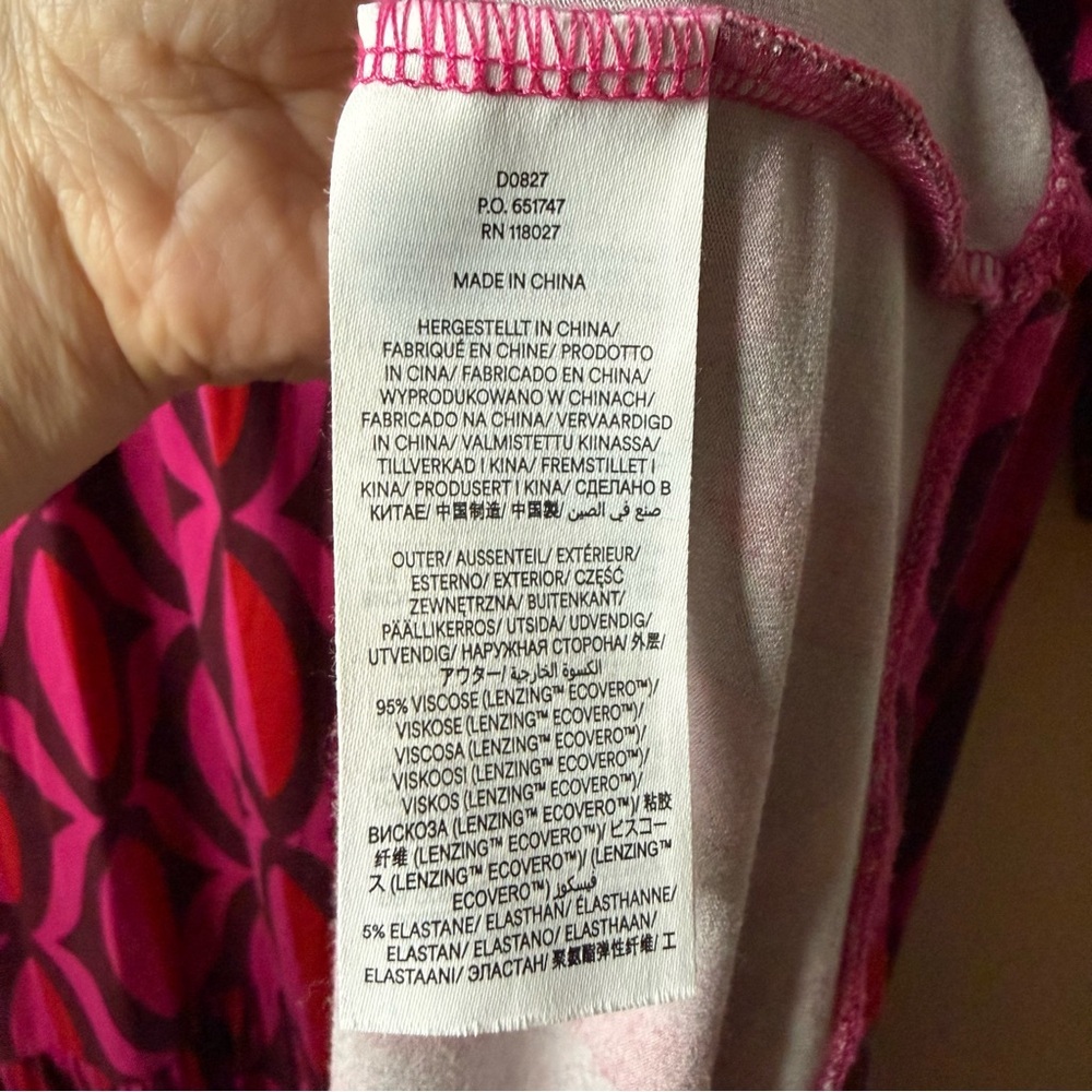 BODEN Jersey Maxi Wrap Dress in Geo Valley - Picture 10 of 11